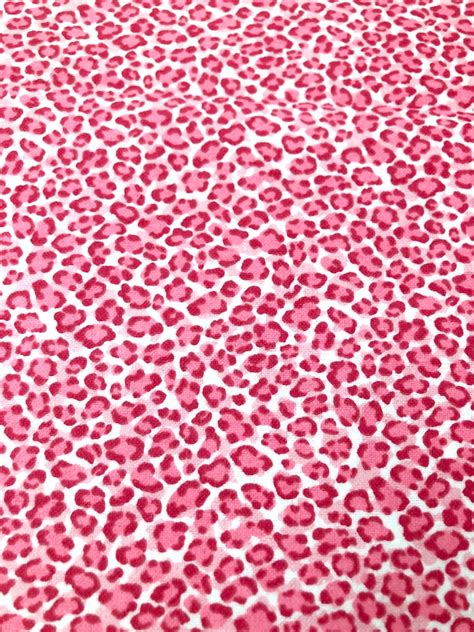 pink cheetah printed fabric.